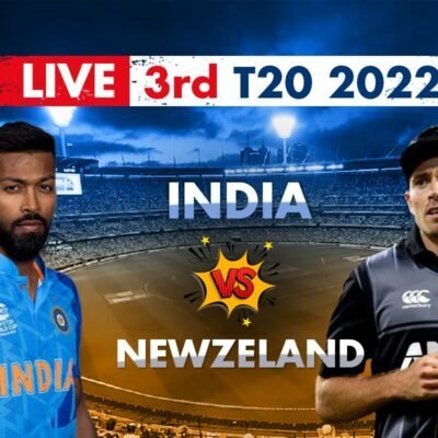 India Vs New Zealand 3rd t20